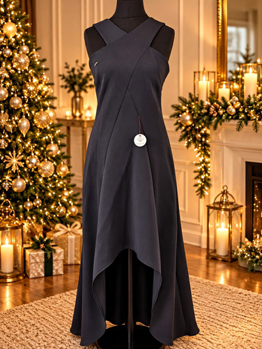 Chi london navy - navy, satin