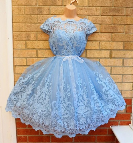 Chi blue broderie - blue,