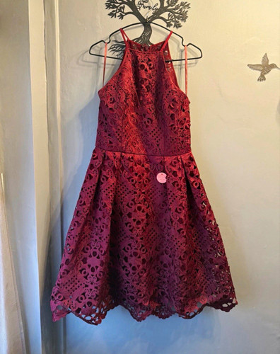 Chi london burgundy lace - chi,
