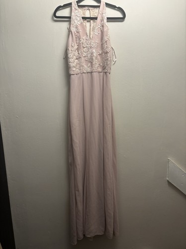 Woman pale pink dress with - woman’s,