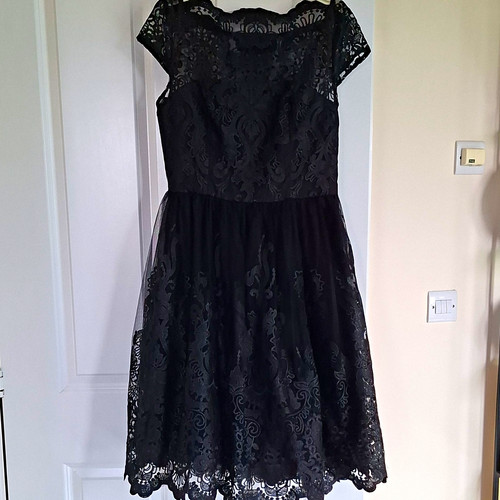 Chi london black - black, floral